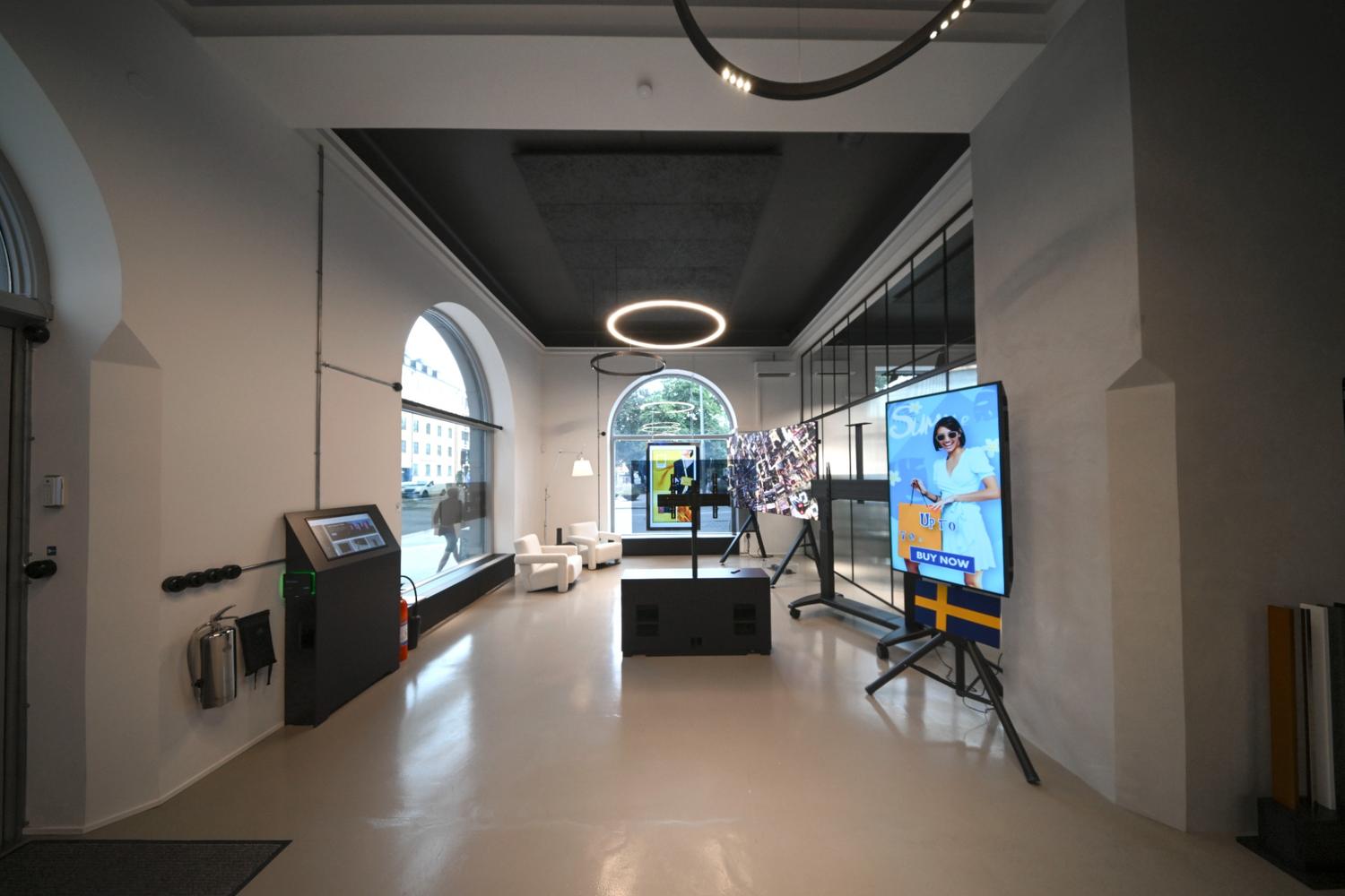 Showroom displays