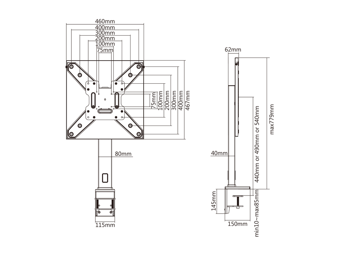 The Dimension Plate (2023 ver.) - MOUNT DIMENSION