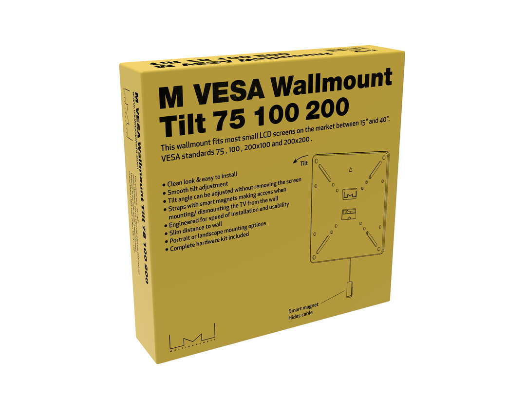 Tilting VESA 100/75 Wall Mount