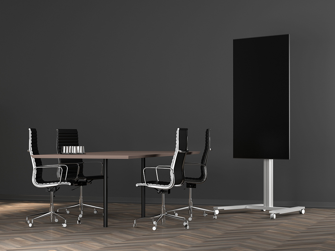 M Public Display Stand 180 HD Single Black - Multibrackets